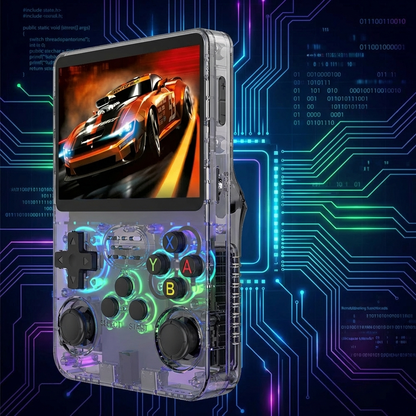 128G R36S Retro Handheld Video Game Console Linux System 3.5 Inch IPS Screen R35s Pro Portable Pocket Video Player 64GB Games